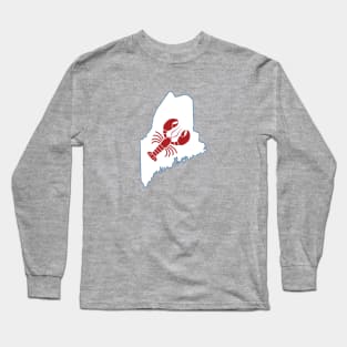 Maine Lobster Long Sleeve T-Shirt